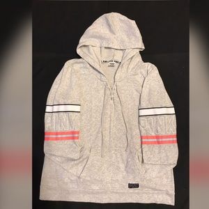 Pink Long Sleeve Pull Over with Hood